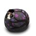 Friendsheep Wool Cat Cave and Bed - Eco Kitty Cave - eco friendly, fair trade, handmade, organic cat bed and hideout - 20" extra large (X-Large, Purple Rain)