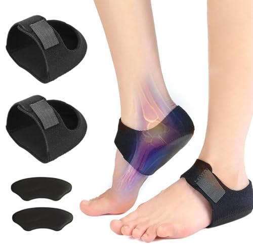 La Mejor Lista de Fundas de talonarios para Hombre - los preferidos. 41 Protectores de Talón de Gel para Fascitis Plantar y Espolones, Almohadillas para Aliviar Dolor de Talón y Tendinitis de Aquiles,Taloneras Reutilizables para Hombre y Mujer...