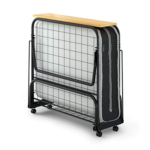 Image of Easy Single Premium Roll Away Bed with Castor Wheels and 5 inch Mattress