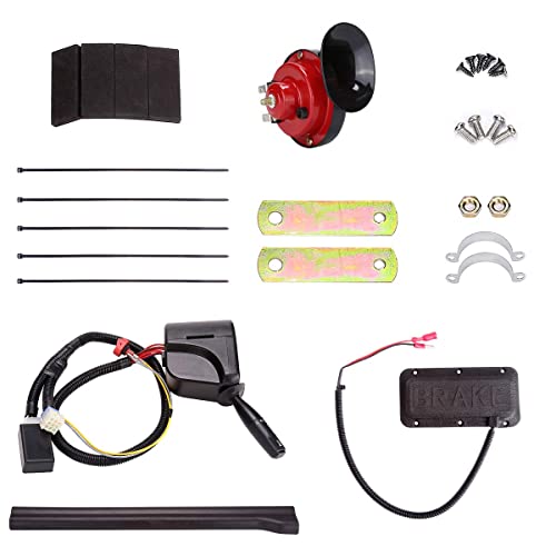 9.99World Mall Universal Golf Cart 12 Volt Led Headlight And Tail Light Kit For Club Car Ds Carts Gas & Electric Models,With Upgrade Headlights, Amber Turn Signals, Brake Lights #TOP5