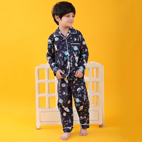 Image of Jam & Sugar Boys Cotton Printed Night Suit Set