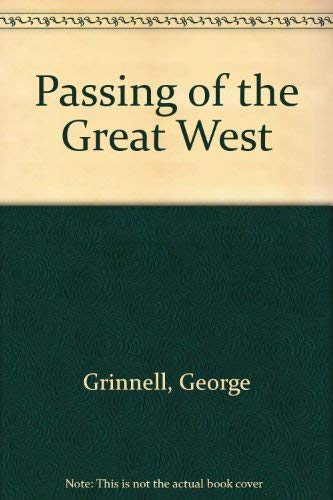 Passing of the Great West 0684146290 Book Cover