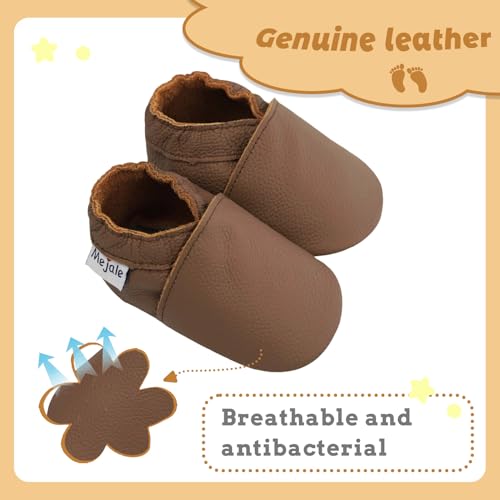image for Mejale Baby Moccasin Infant Boy Girl Soft Sole Shoes Toddler Crawling 