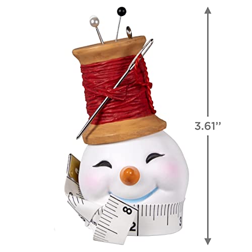 Hallmark Keepsake Christmas Ornament 2022, Sew Cheery Snowman Sewing Ornament #TOP4