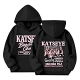 MKLUNJOP KATSEYE Hoodie Album KATSEYE Merch Beautiful Chaos Tour Sis Concert Gnarly Graphic Girls Hoodies Sweatshirt