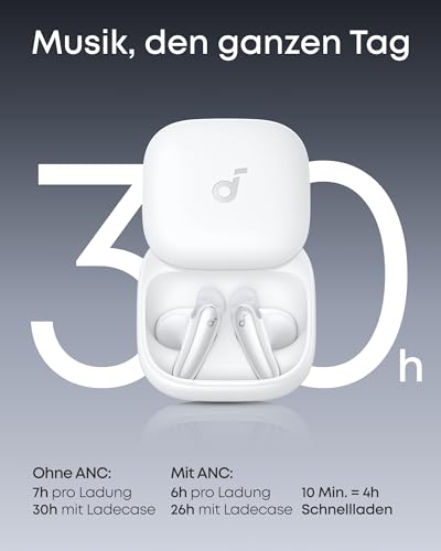 soundcore by Anker Liberty Buds, Kabellose Bluetooth Earbuds, Schnellladen – Ansicht 6