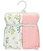 Carters Baby Girls' Floral Swaddle Blanket - 2 Pack