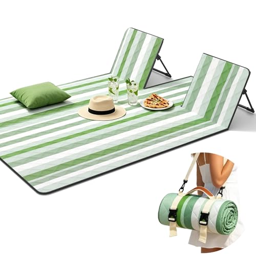 Jactum 2 in 1 Backrest Lazy Chair Picnic Blanket Camping Outdoor Foldable