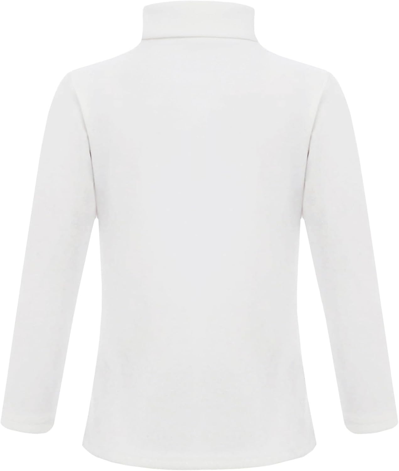 Kids Printed Turtle Neck Thermal Shirt Long Sleeve Thick Basic Top