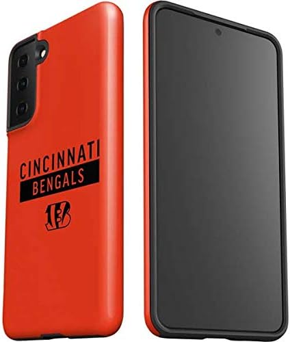 Skinit Pro Phone Case Compatible with Galaxy S21 Plus 5G - Officially Licensed NFL Cincinnati Bengals Orange Performance Series Design