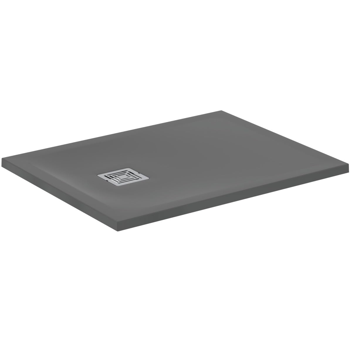 Plato de ducha resina 90x70 ultrafino rectangular gris cemento Ideal Standard