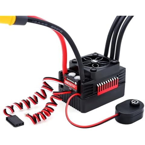 Rocket-RC V2 Supersonic 50A 60A 90A 110A ESC Li:2-3S XT60 plug w/T male plug (90A) Cover