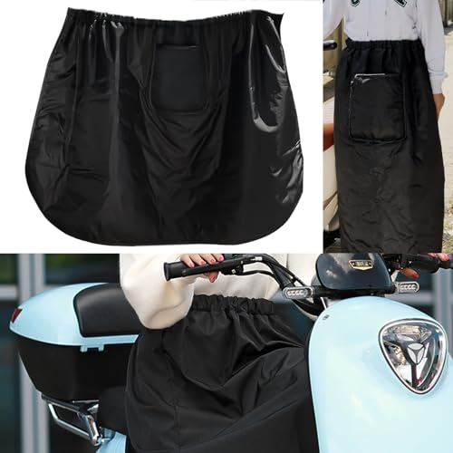 WIYETY Roller Blanket Winter, Leg Protection, Scooter Leg Protection, Weather Protection, Rain Protection, Wind Protection, Scooter Winter Protection, Universal Leg Rug for Scooters - Black