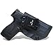 Hide It Deep IWB KYDEX Holster Fits: Smith & Wesson M&P Shield & Shield 2.0-9MM/.40 S&W - Concealed Carry Holster (Black, Right Hand Draw)