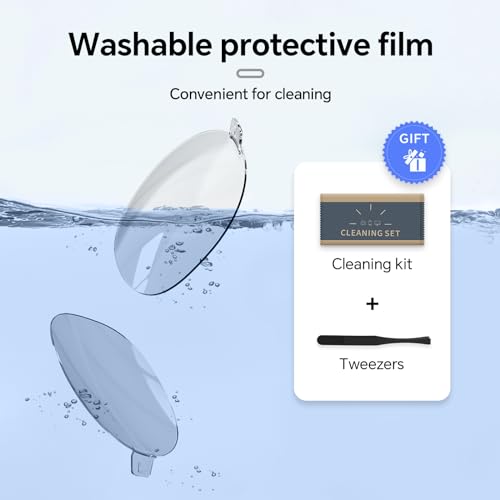 HiBloks Silicone Lens Protection Film for Meta Quest 3 Accessories, Dust Proof Cover for Oculus Quest 3,Upgraded Protects Lens from Sunlight, Scratches and Dust, Avoid Air Bubbles - Thumbnail 7