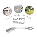 Yardenfun 15.74In Folding Trash Clamp Grabber Tool Lightweight Durable Rubbish Picker with Non-Slip Friction Grip for Home Cleaning and High Shelf Reach