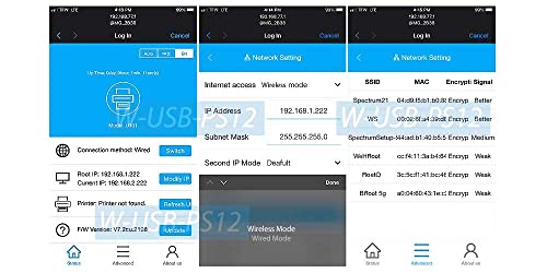 Dual Wired And Wireless Usb Print Server For Sharing Usb Printer Through Wi-Fi Or Wired Network For All Computer Users #TOP6