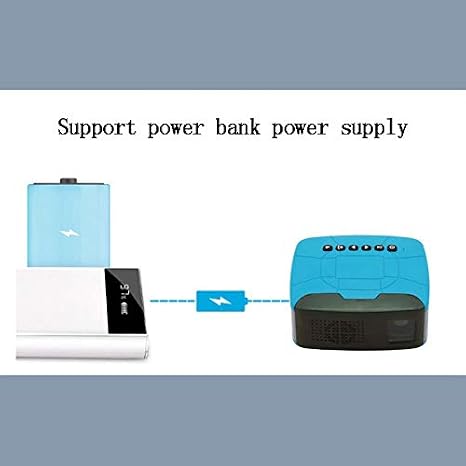 Home Projector for Kids Mini Projector, Portable Video Projector, Support 1080P Playback, Built-in Independent Speaker, Multi-Device Connection