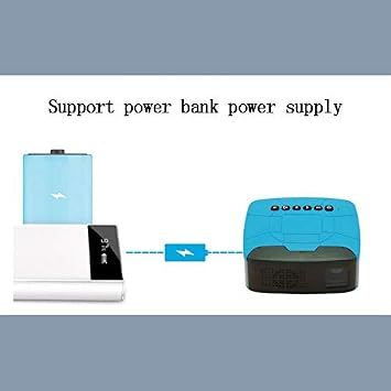 Home Projector for Kids Mini Projector, Portable Video Projector, Support 1080P Playback, Built-in Independent Speaker, Multi-Device Connection