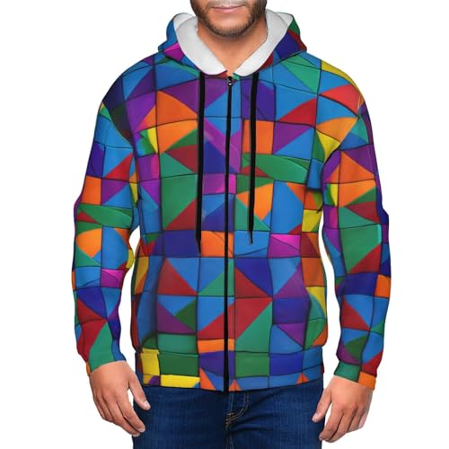 Sweat à capuche pour hommes contre le froid matinal avec zip ajustable - 6