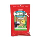 LAFEBER'S Classic Avi-Cakes Pet Bird Food, Made with Non-GMO and Human-Grade Ingredients, for Parrot