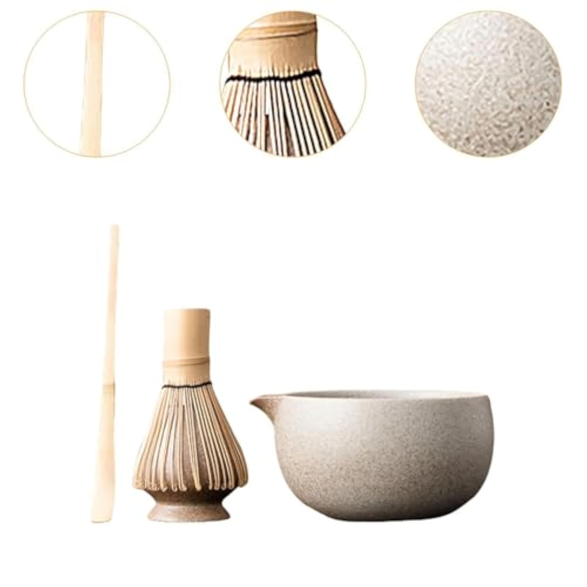 Matcha Set for Tea Lovers, Bamboo Whisk and Bowl