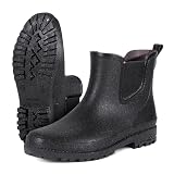 wasserflux Men's Rain Boots Waterproof Short Ankle Deck...