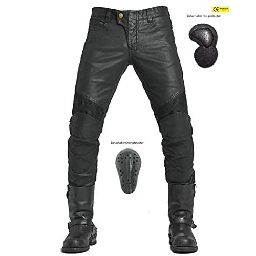 Jean moto imperméable cyclisme et motocross avec coques CE - 3