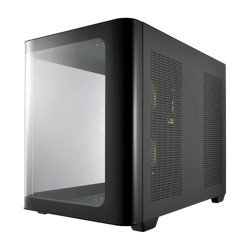 Caja FSP GEH Mini S380-BA Micro-ATX para PC gaming compacto color negro 3
