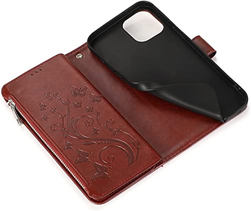 Étui à rabat iPhone 13 Pro Max vert avec bracelet porte-cartes pour vos déplacements - 7