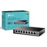 TP-Link TL-SG108PE 8-Port PoE+ Switch, Managed Gigabit Network Switch