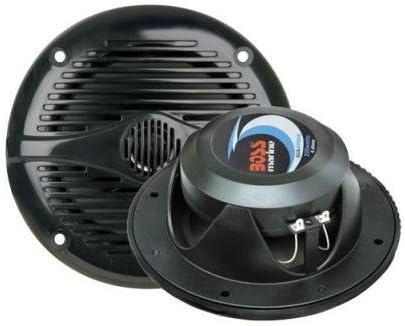 Pair Boss Mr60b Black 6.5" 200w 2 Way Marine Audio Speakers 200 Watt 6 1/2" by BOSS