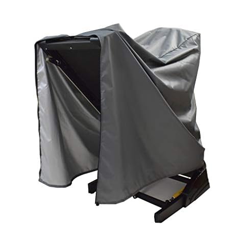 Mini Lustrous Treadmill Cover, Folding Running Machine Protective Cover Dustproof Waterproof Cover for Indoor Or Outdoor Use, 46" L x 38" W x 66" H(Gray) Cover