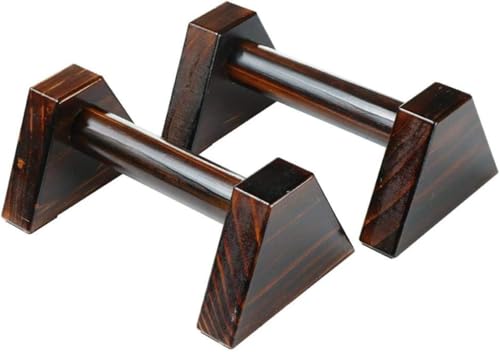 Queeninget2個セット腕立て伏せポール木製体操ポール逆立ちポール腕立て伏せトレーニング頑丈な滑り止め安定性耐久性逆立ち逆立ち木製平行棒耐荷重200-400 kg筋トレシェイプアップ減量ホームフィットネス屋内スポーツ