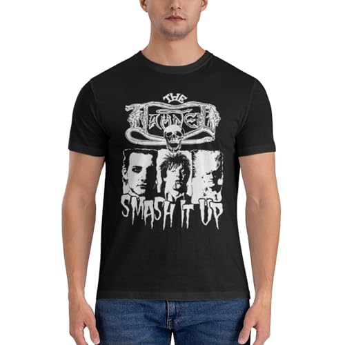 The Band Damned Shirt Men's Standard Short Sleeve T-Shirt Youth Versatile Top Black2