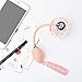 Beautyflier 3.4 Oz Perfume Atomizer Clear Glass Empty Refillable Perfume Bottle with Long Tassel (Pink)