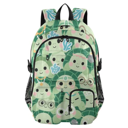 Mochila de viaje con tortugas para la universidad y trayectos de negocios diarios