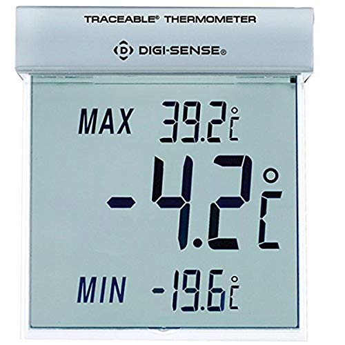 Thermomètre numérique à grands chiffres lisibles et calibrage Celsius haute précision