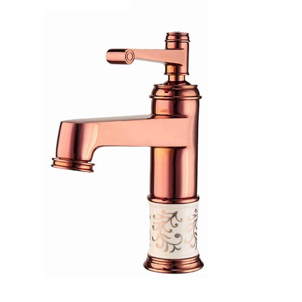Robinet de lavabo rose et blanc pour embellir votre cuisine balcon ou salle de bain