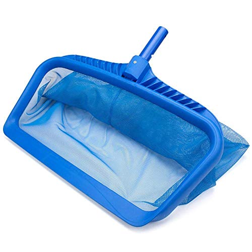 SJLED Limpiador para Suelo de Piscina sacadera, Azules Pool con Marco de plástico Reforzado, para telescópico, Aprox. 50 * 25 * 20 cm