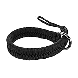 WJAJOY Kamera Handschlaufe - handgeflochten,sicher und verstellbar Kameragurt fürs Handgelenk geeignet für Canon, Nikon, Sony, Fujifilm, Olympus, Leica etc (Schwarz)