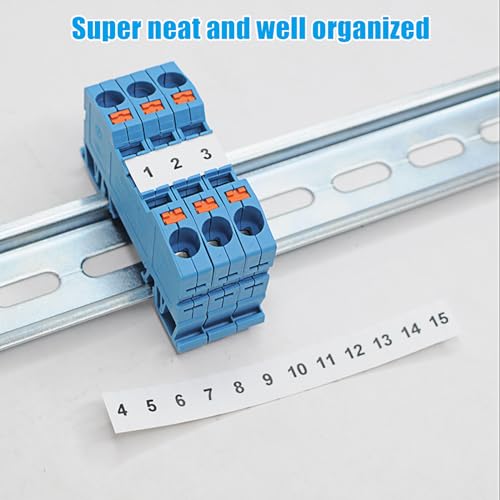 20 pieces 13 inch aluminum din rails slotted for hardware components mounting top hat slotted din rail for installing electrical equipment