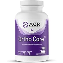 AOR Ortho Core Multivitamin, 180 Veg Capsules, 30-Day Supply, Comprehensive Daily Nutrition for Plant-Based Wellness, Gluten-Free, Non-GMO, and Vegan