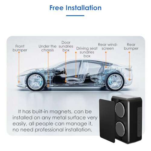 TKMARS Mini GPS Tracker Ohne ABO GPS Tracker Klein für Auto, Kinder, Koffer,1500mah