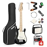 🎸【Schützt die zarte Haut am Arm】Das ergonomische Design der DSJ-100-Gitarre schützt die Haut Ihres Kindes vor Schäden, die durch langfristige Reibung an der Innenseite des Unterarms entstehen. Der kleinere Korpus passt unter den Arm des Kindes, während die matte Oberfläche die Reibung reduziert, sodass Ihr Kind den ganzen Tag ohne Beschwerden spielen kann. 