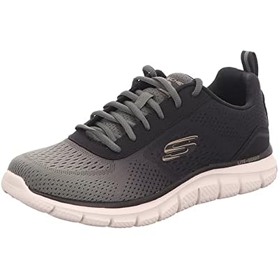 Skechers 232399 Olbk, Scarpe da ginnastica Uomo, Olive Textile Black Trim, 48.5 EU