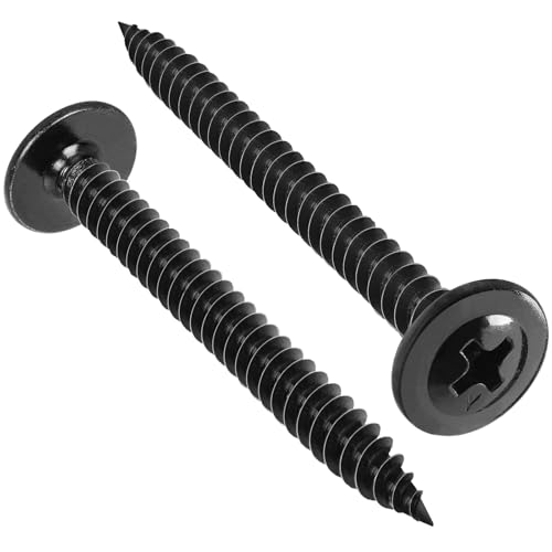 Vis à bois cruciformes pour assembler vos meubles de jardin et étagères noires