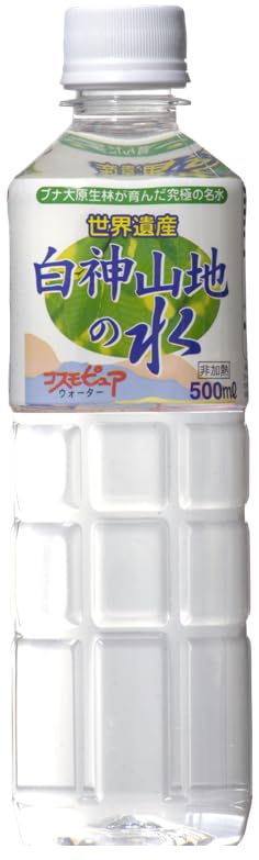 Amazon.co.jp: 白神山地の水「超軟水」500ml×24本入【硬度0.2mg/L