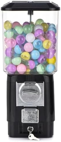 Kids Gumball Machine, Coin Operated Candy Dispenser with 200 Empty Balls & 100 Stainless Steel Tokens, Perfect for Game Stores, Parties & Fun Events