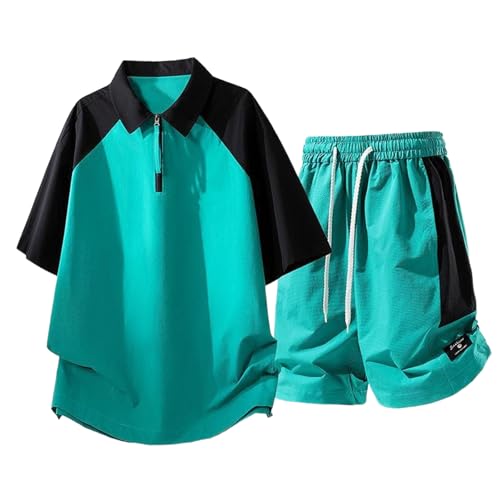Tenue homme manches courtes été ensemble anti chaleur coupe décontractée